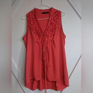 Heart Soul red blouse top